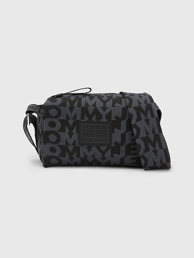 BLACK Woven Logo Crossover Bag for women TOMMY JEANS