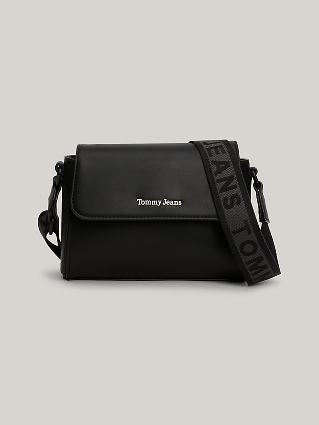 BLACK Logo Crossover Bag for women TOMMY JEANS