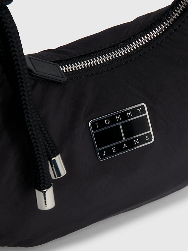 BLACK Plaque Shoulder Bag for women TOMMY JEANS