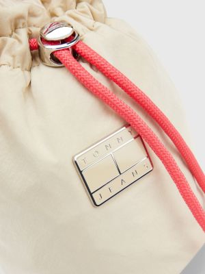 Rope Handle Bucket Bag BEIGE Tommy Hilfiger