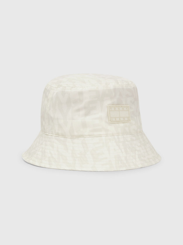 LIGHT SILT PRINT Tonal Logo Bucket Hat for women TOMMY JEANS