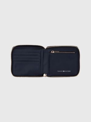 Medium ZipAround Bifold Wallet BLUE Tommy Hilfiger
