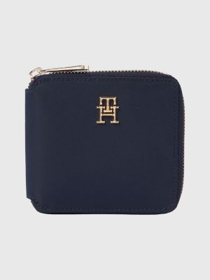 Medium ZipAround Bifold Wallet BLUE Tommy Hilfiger