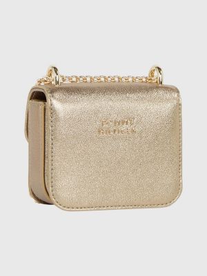 Turn Lock Micro Crossover Bag GOLD Tommy Hilfiger