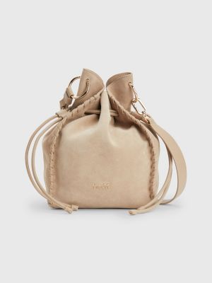 Sac seau best sale en daim