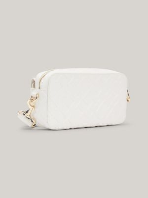 TH Monogram Iconic Embossed Camera Bag BEIGE Tommy Hilfiger