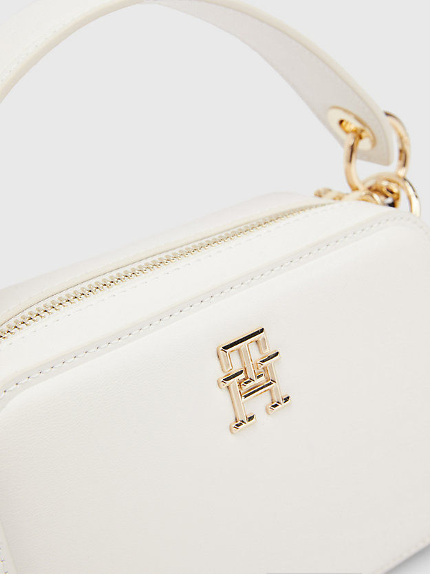 WEATHERED WHITE Chic Chain Strap Crossover Bag for women TOMMY HILFIGER