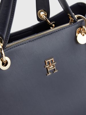 Tommy hilfiger monogram satchel hot sale