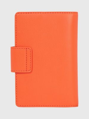Monogram Passport Holder ORANGE Tommy Hilfiger