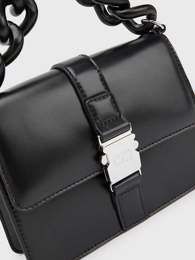 BLACK Tommy Jeans Item Chain Crossover Bag for women TOMMY JEANS