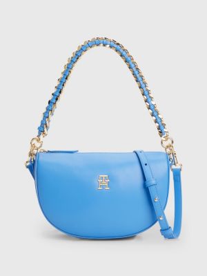 Lodge knelpunt Voorafgaan Crossbodytas met halve maan-vorm en ketting | BLAUW | Tommy Hilfiger