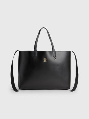 Iconic Monogram Tote BLACK Tommy Hilfiger