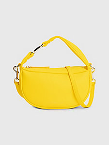yellow logo crossover bag for women tommy hilfiger