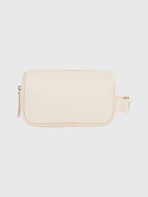 Logo Embossed Monogram Washbag BEIGE Tommy Hilfiger