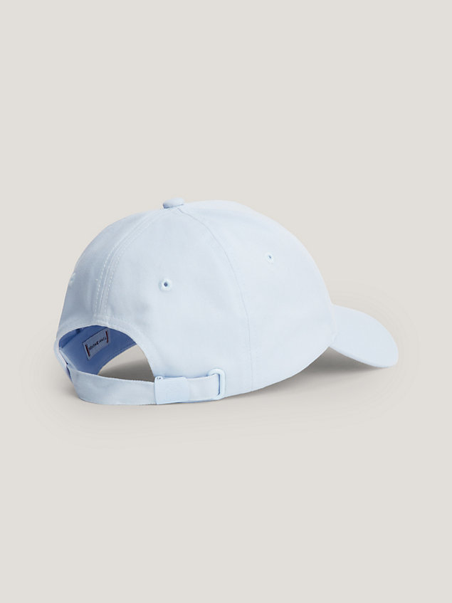 blue czapka z daszkiem iconic z monogramem dla kobiety - tommy hilfiger