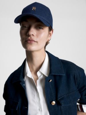 TH Monogram Denim Baseball Cap