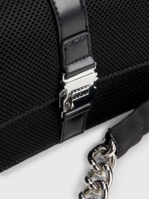 Tommy Jeans Item Mesh Crossover Bag Black Tommy Hilfiger