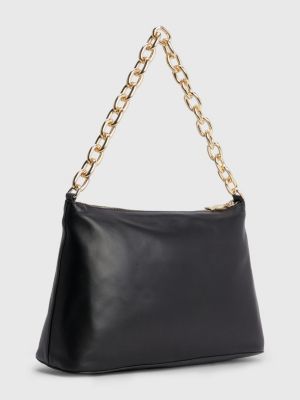 Tommy hilfiger black shoulder on sale bag