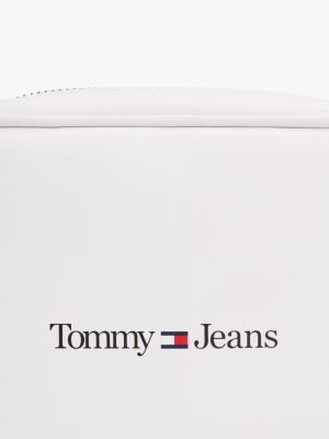 white logo crossover camera bag for women tommy jeans