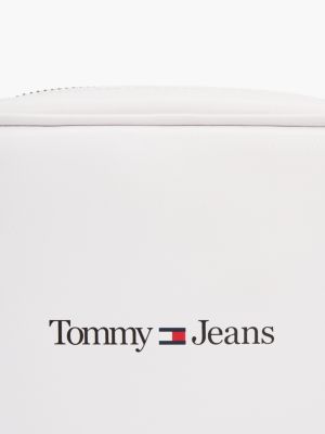 white logo crossbody camera bag for women tommy jeans