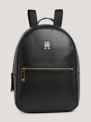 Tommy Hilfiger Monogram Logo Backpack in Black for Men