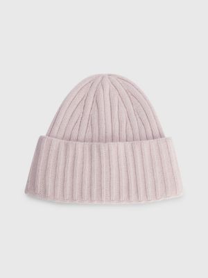 tommy hilfiger pink beanie