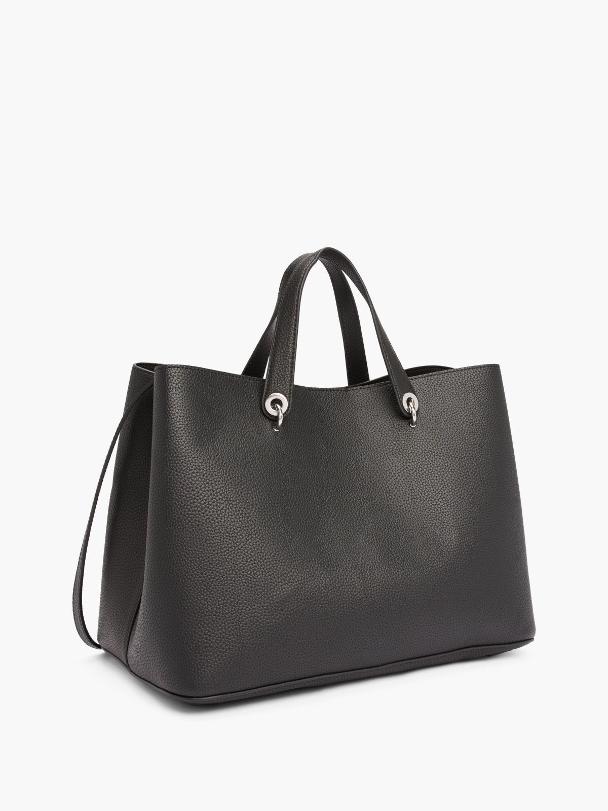 TH Emblem Satchel — Black