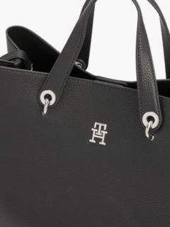 TH Emblem Satchel — Black 7