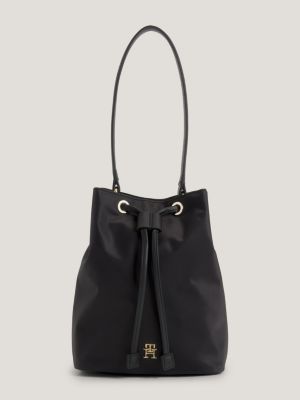 Sac seau pour femme avec cordon de serrage, sac hobo plissé, sac à