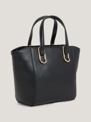 Tommy hilfiger medium plaque tote new arrivals