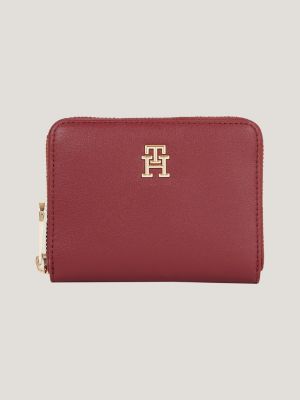 TOMMY HILFIGER - Women's small wallet with metal monogram