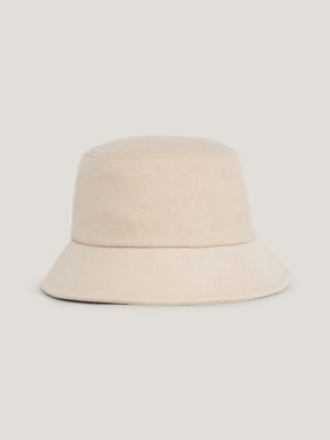 Tommy Hilfiger monogram logo bucket hat in black