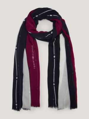 Essential Flag Stripe Scarf Blue Tommy Hilfiger