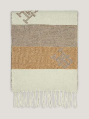 TOMMY HILFIGER - Women's essential cashmere blend scarf 