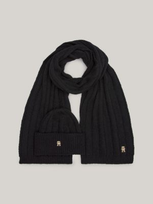 Tommy hilfiger hat and outlet scarf gift set