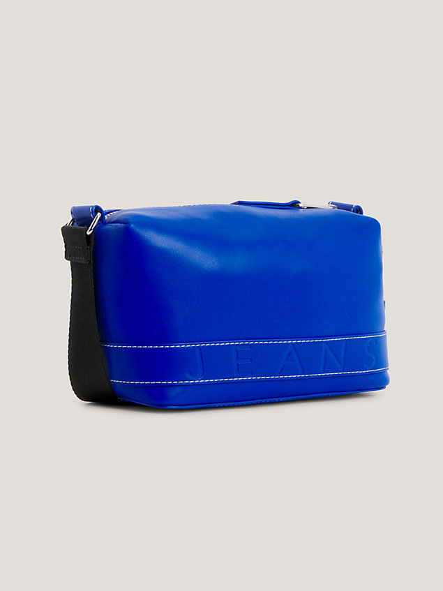 petit sac bandoulière bold à logo blue pour femmes tommy jeans