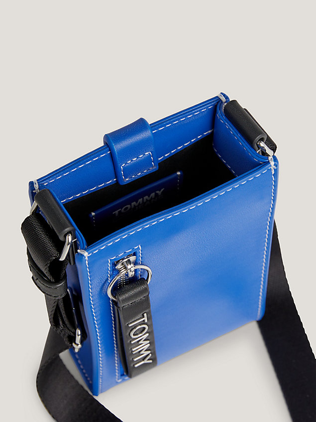 bolsa para móvil bold con logo blue de mujer tommy jeans