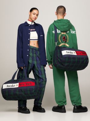 Tommy x Awake NY Tartan Duffel Bag | Blue | Tommy Hilfiger