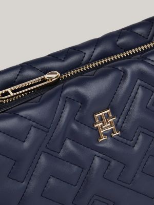 TH Monogram Soft Shoulder Bag | Blue | Tommy Hilfiger