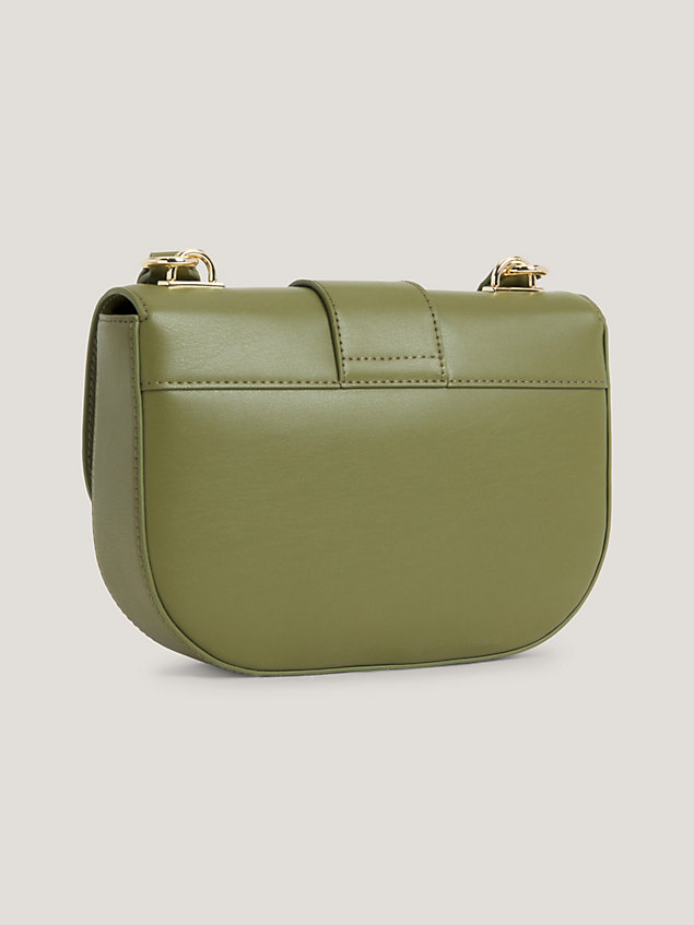 green chain flap crossover bag for women tommy hilfiger