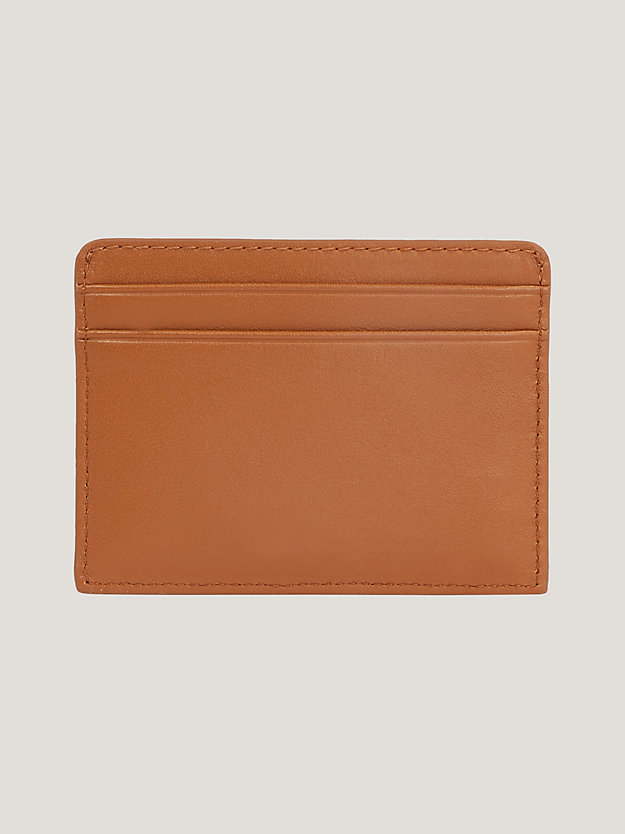 Luxe Leather Credit Card Holder, Brown