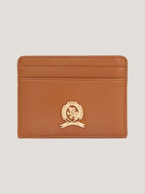 Porta carte di credito Luxe Leather, Marrone