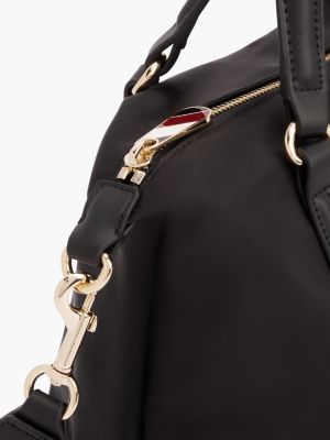 black th emblem tote for women tommy hilfiger