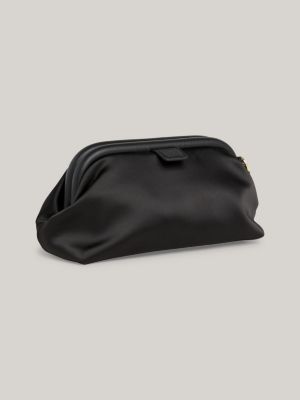 Exclusive Tommy Hilfiger x Festive TH Monogram Clutch Bag | Black ...