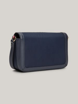 Essential Crossover Flap Bag | Blue | Tommy Hilfiger