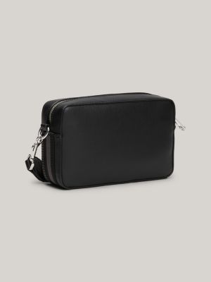 Essential TH Monogram Small Camera Bag | Black | Tommy Hilfiger