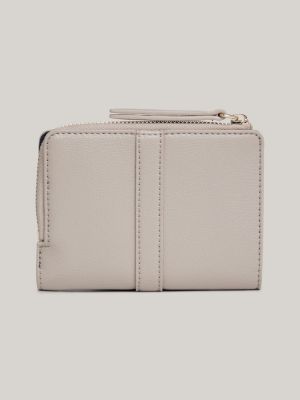 TH Monogram Horsebit Zip-Around Slimline Wallet | Grey | Tommy