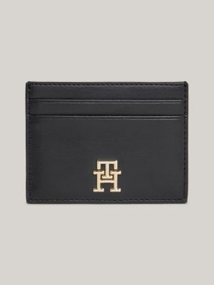 TH City Credit Card Holder Black Tommy Hilfiger