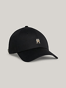 schwarz chic essential baseball-cap für damen - tommy hilfiger