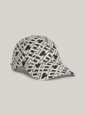 Black and white store checkered baseball cap